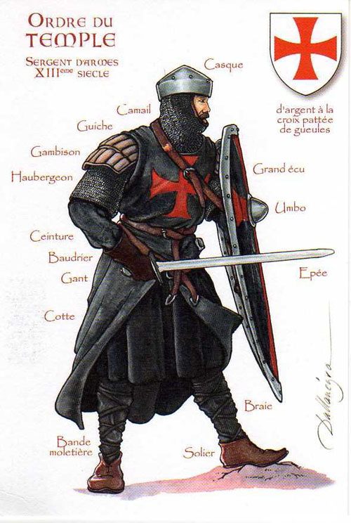 Templar Sergeant 13th Century